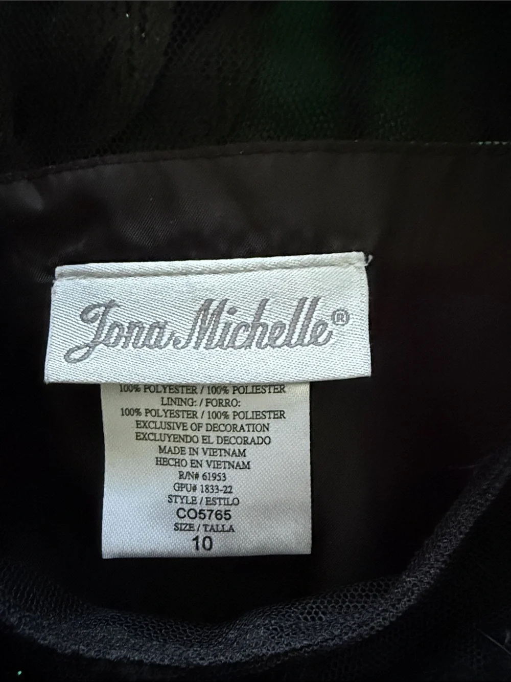 Jona Michelle occasion dress